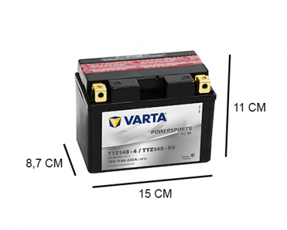 YTZ14-BS varta agm 12v 11ah