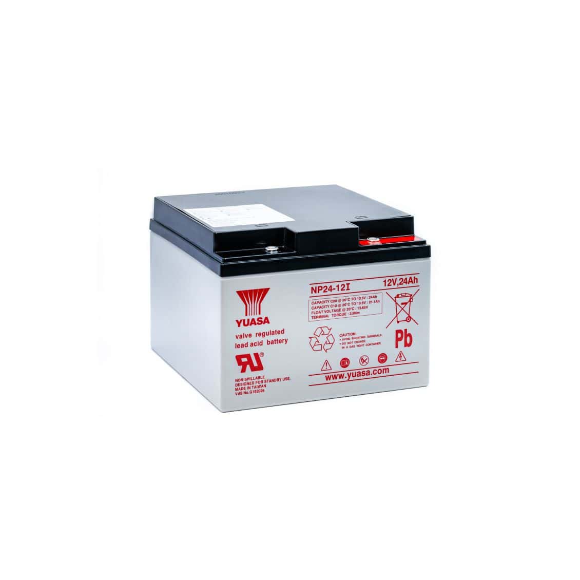 Yuasa NP24-12I - 12V 24Ah - VRLA accu