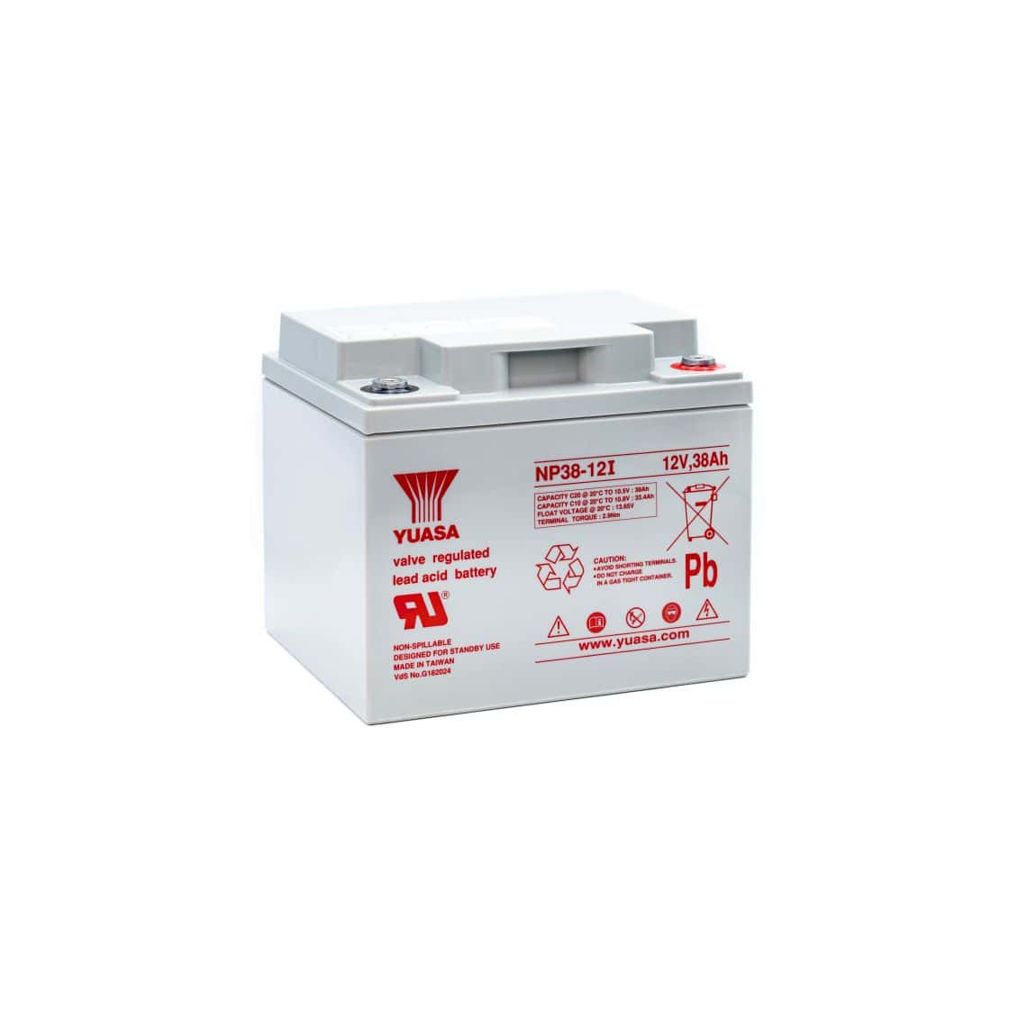Yuasa NP38-12I - 12V 38Ah - VRLA accu