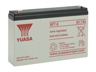 Yuasa NP7-6 - 6V 7Ah - VRLA accu