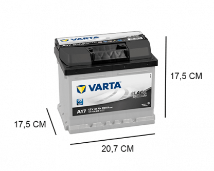 a17 varta black dynamic 12v