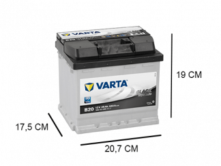 5454130403122 VARTA B20 BLACK dynamic B20 Batterie 12V 45Ah 400A