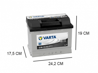 Varta D43. Autobatterie Varta 60Ah 12V