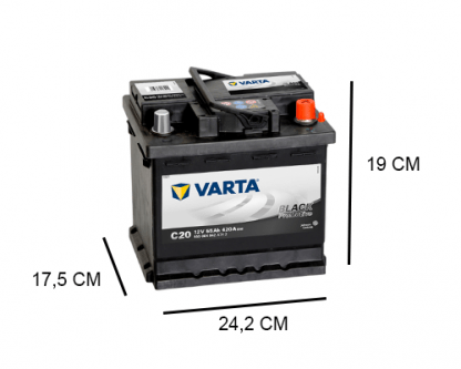 c20 varta pro motive black