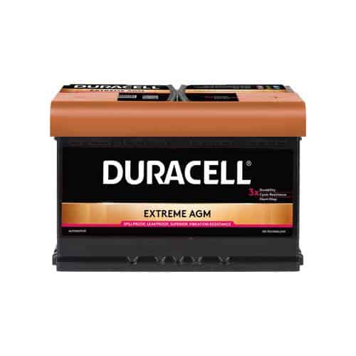 Duracell 70Ah Extreme AGM Start-stop accu, 12V, BDE 70 AGM Accudeal