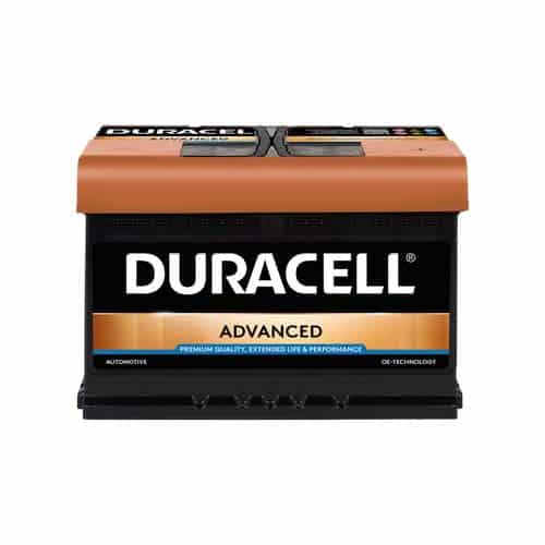 Duracell Advanced accu, 670A, 12V, BDA 72 - Accudeal