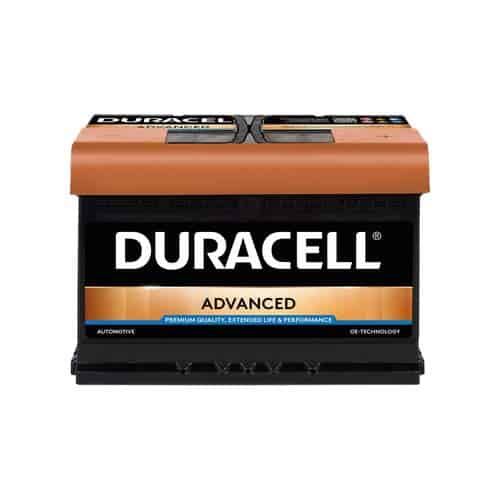 Afrika Ophef diameter Duracell 74Ah Advanced accu, 680A, 12V, BDA 74 - Accudeal