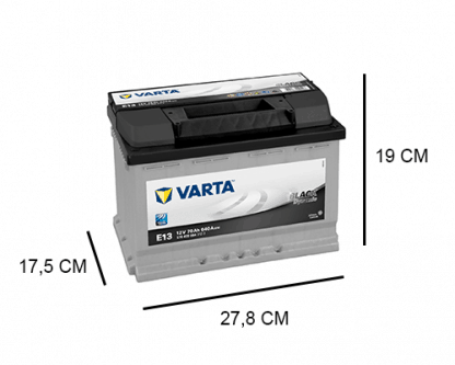 e13 varta black dynamic 12v