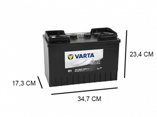 g1 varta pro motive black