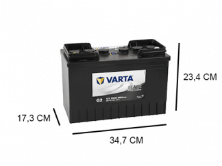 g2 varta pro motive black