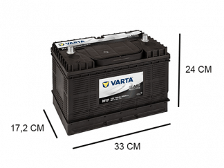 Varta Promotive Black 6V K13 140Ah akku