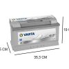 H3 Varta accu 100ah Silver Dynamic 600402083