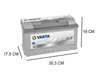 H3 Varta accu 100ah Silver Dynamic 600402083