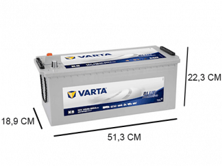 K8 Varta 140Ah Promotive Blue accu, 12V - Accudeal