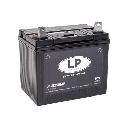 vijver Giet wijk LB U1-R250MF Landport (LP) 22Ah U1R SMF Grasmaaier accu, 12V, 250A -  Accudeal