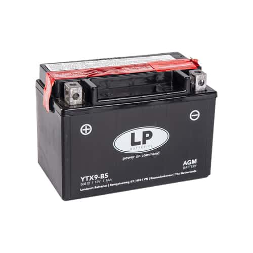 Toepassen Plagen Markeer MB YTX9-BS Landport (LP) 8Ah AGM motor accu, 12V, 110A - Accudeal