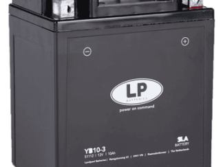 LB10-3 Landport (LP) 10Ah SLA Factory Activated AGM motor accu, 12, 135A (YB10-3)