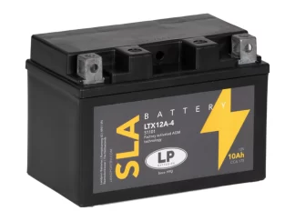 LTX12A-4 Landport (LP) 10Ah SLA Factory Activated AGM motor accu, 12, 175A (YTX12A-4)
