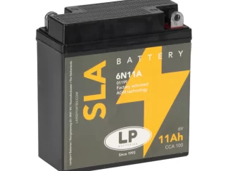 6N11A Landport (LP) 11Ah SLA Factory Activated AGM motor accu, 6, 100A (6N11A)