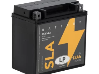 LTX14-3 Landport (LP) 12Ah SLA Factory Activated AGM motor accu, 12, 200A (YTX14-3)
