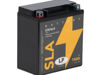 LTX16-4 Landport (LP) 14Ah SLA Factory Activated AGM motor accu, 12, 230A (YTX16-4)