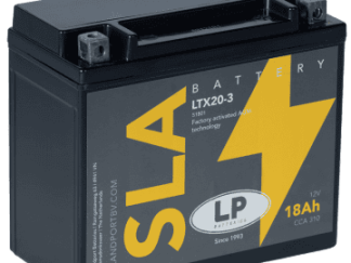 LTX20-3 Landport (LP) 18Ah SLA Factory Activated AGM motor accu, 12, 270A (YTX20-3)
