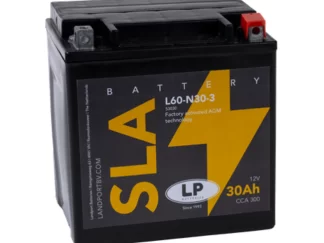 L60-N30-3 Landport (LP) 30Ah SLA Factory Activated AGM motor accu, 12, 300A (Y60-N30-3)