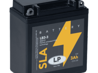 LB3-3 Landport (LP) 3Ah SLA Factory Activated AGM motor accu, 12, 35A (YB3-3)
