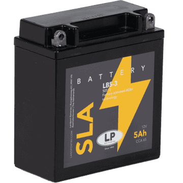 LB5-3 Landport (LP) 5Ah SLA Factory Activated AGM motor accu, 12, 70A (YB5-3) 1 LB5-3 Landport (LP) 5Ah SLA Factory Activated AGM motor accu, 12, 70A (YB5-3)