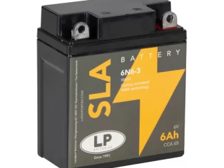 6N6-3 Landport (LP) 6Ah SLA Factory Activated AGM motor accu, 6, 65A (6N6-3)
