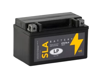 LTX7A-4 Landport (LP) 6Ah SLA Factory Activated AGM motor accu, 12, 105A (YTX7A-4)