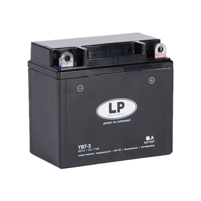 LB7-3 Landport (LP) 7Ah SLA Factory Activated AGM motor accu, 12, 90A (YB7-3) 1 LB7-3 Landport (LP) 7Ah SLA Factory Activated AGM motor accu, 12, 90A (YB7-3)