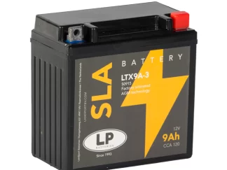 LTX9A-3 Landport (LP) 9Ah SLA Factory Activated AGM motor accu, 12, 120A (YTX9A-3)