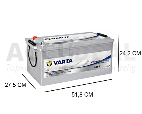 Sporten alcohol resultaat Varta LFD230 (Professional MF) accu 230Ah, 930230115, 12V - Accudeal