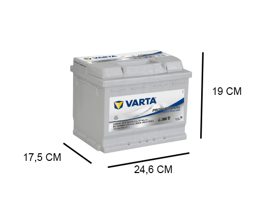 Echt slecht humeur Extractie Varta 60Ah accu Professional MF LFD60, 930060056, 12V - Accudeal