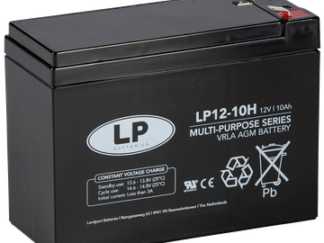 lp12-10h-t2.0f517f VRLA accu 10Ah, 12V van Landport