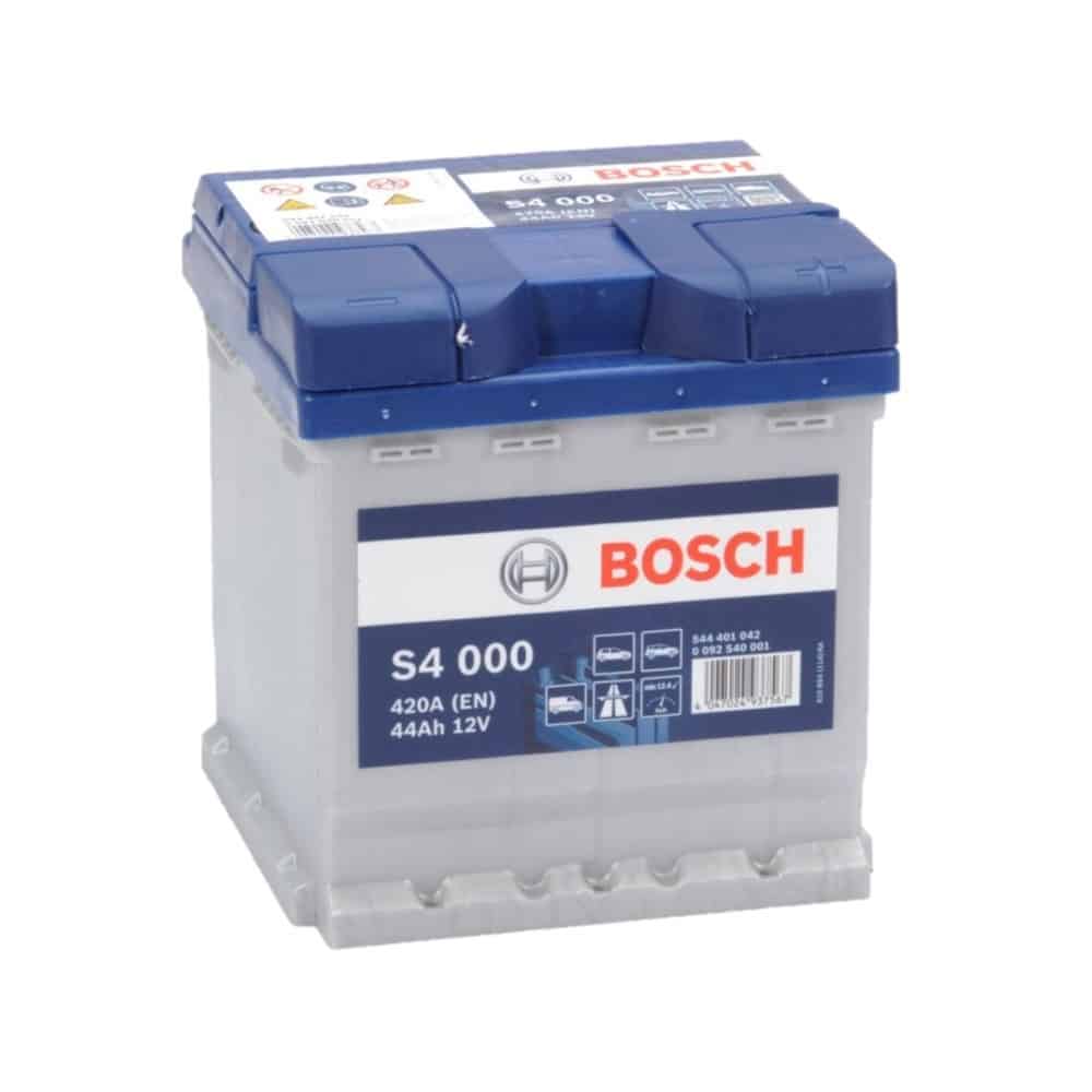 Autobatterie BOSCH 44, Ah 420, A/EN 0 092 P00 000 L 175mm B 175mm