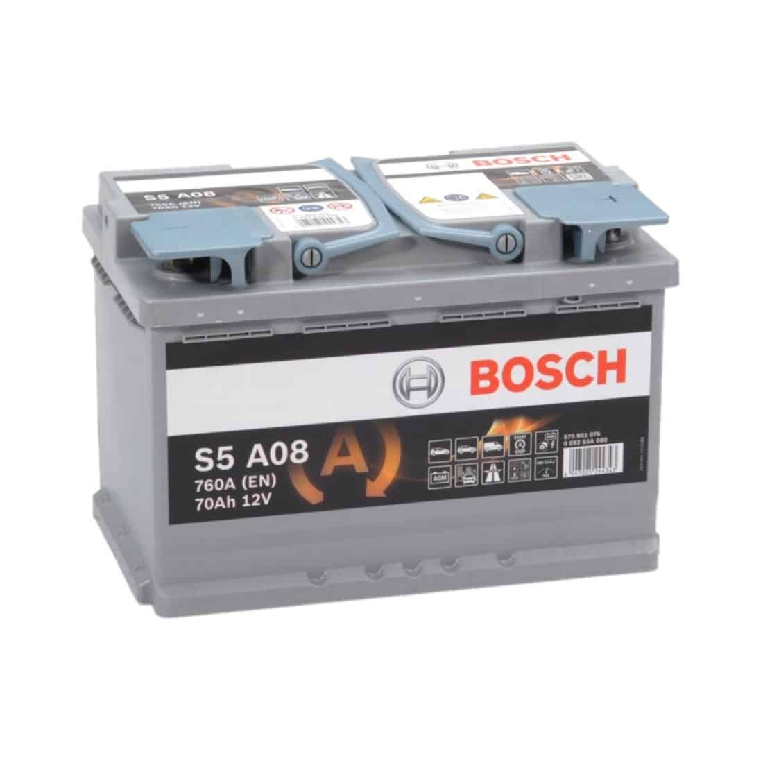 Evolueren Bijdrage Beheren Bosch S5A08 - 70Ah accu, 760A, 12V (0 092 S5A 080) - Accudeal