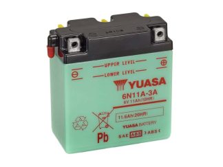 Yuasa 6N11A-3A 11Ah Yumicron motor accu, 12V, 170A