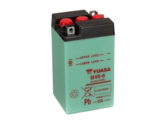 Yuasa B49-6 8Ah Yumicron motor accu, 12V, 40A