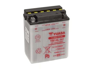 Yuasa YB14L-A2 14Ah Yumicron motor accu, 12V, 175A