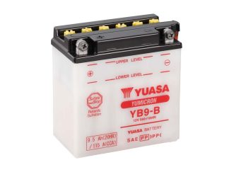 Yuasa YB9-B 9Ah Yumicron motor accu, 12V, 115A