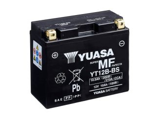 Yuasa YT12B-BS 10Ah AGM motor accu, 12V, 210A(YT12B)