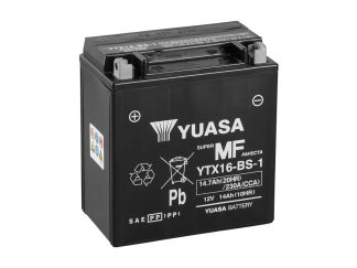 Yuasa YTX16-BS-1 14Ah AGM motor accu, 12V, 230A